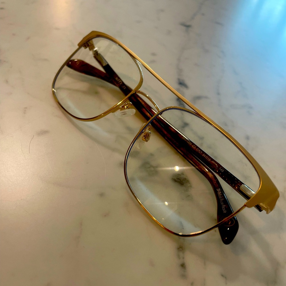 Sustainable Eyewear Mita Metal Blue blocker Glasses